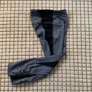 Women’s Lululemon running tights. Gray size 4